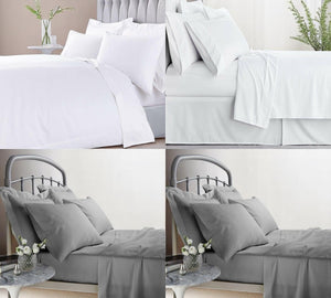 UltraSoft 400TC Fitted Sheet – 100% Egyptian Cotton | 40cm Deep | Luxury Feel | All UK Sizes